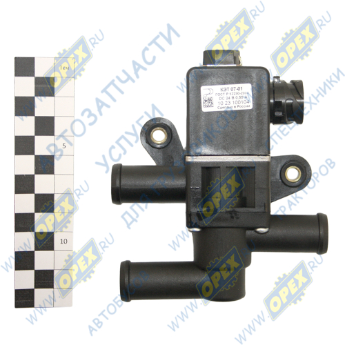 КЭТ07-01 Клапан 24В 0,55А; 3хd=22; байонет.разъем, электромагнитный управление климат-контроля Объединение Родина1